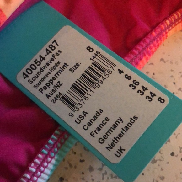 Seafolly Soundwave Hipster Bikini Bottoms - Picture 3 of 6